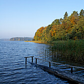 Stechlin Lake at Neuglobsow, Land Brandenburg, Germany