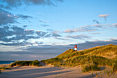 Leuchtturm List-Ost, Ellenbogen, Sylt, Nordfriesland, Schleswig-Holstein, Deutschland