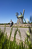 Windmill, Nebel, Amrum Island, Schleswig-Holstein, Germany