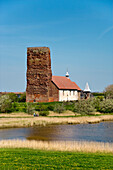 St. Salvator Kirche, Pellworm, Nordfriesland, Schleswig-Holstein, Deutschland