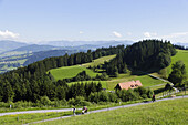 Wanderer auf dem Pfänder, Bregenz, Vorarlberg, Österreich