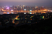 Yangtze surrounding the city of Chongqing, China, Asia