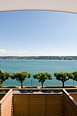 View from Hotel Riva at lake Constance, Constance, Lake Constance, Baden-Wurttemberg, Germany