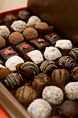 Pralinen in Chocolaterie Patisserie au Marche, Eduard Fruth, Wien, Österreich