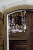 Innenaufnahme von der Asamkirche, Ingolstadt, Bayern, Deutschland