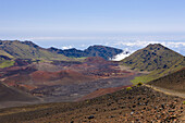 Krater des Haleakala Vulkan, Maui, Hawaii, USA