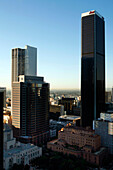 California Trust Tower und AON Tower, Downtown Los Angeles, Kalifornien, USA
