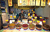 Salesman at a snack bar at Chiufen, Taiwan, Asia