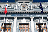 Chilean navy building. Valparaiso. Chile.