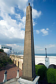 Obelisk plaza de francia las bovedas. Old Town. San Felipe. Panama city. Panama