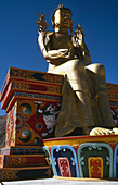 Giant Buddha, Likir monastery, near Leh, Ladakh