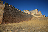 Castle, Belmonte. Cuenca province, Castilla-La Mancha, Spain