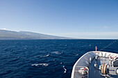 Cruiseship MS Hanseatic Bow, Indian Ocean, near Le Port, Reunion, Indian Ocean