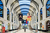 Inside the central station, Dresden, Saxony, Germany