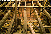 historic roof timbers of the chapel of the Holy Ghost, Berlin