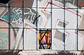 Graffiti, Eisenbahnschuppen