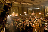 Clärchens Ballhaus, Berlin Mitte, private candlelight party with opera singers in costume, Berlin, Germany