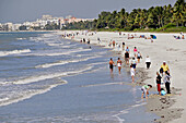 The beach at Naples Florida on the Gulf of Mexico