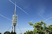 Collserola communications tower, designed by notorious architect Norman Foster, Barcelona, Spain
