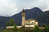 San Giorgio church in Castello di Fiemme. Trento province, Trentino-Alto Adige, Italy