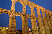 Roman aqueduct. Segovia. Spain