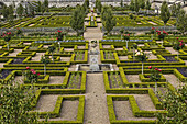 Villandry gardens. Château de Villandry. Indre-et-Loire.Touraine. Loire Valley. France