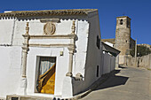 Old facade. Castillo de Garcimuñoz. Cuenca. Castilla-La Mancha. Spain.