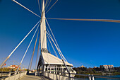 Esplanade Riel Bridge, Winnipeg, Manitoba, Canada