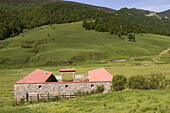 Cow pen. Ventaniella valley, La Uña, Leon province, Castilla y Leon. Spain.