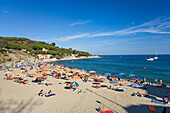 Strand von Seccheto, Elba, Toskana, Italien