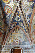 Fresken in Kapelle St. Jakob in Kastellaz, Tramin an der Weinstrasse, Südtirol, Italien