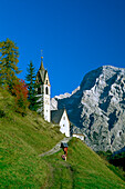 Santa Barbara, near Wengen, La Val, Val Badia, Dolomite Alps, South Tyrol, Italy