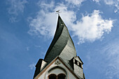Kirchturm St. Clemens, Mayen, Eifel, Rheinland Pfalz, Deutschland