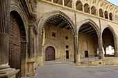 Plaza de España. Alcañiz. Teruel. Aragon. Spain.