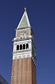 Tower in St. Mark's Square, Venice. Veneto, Italy