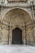Late gothic cathedral.  XVIIIth c. Baroque portico. Astorga. Castilla-León. Spain.