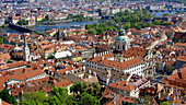 Vltava river. Prague. Czech republic.