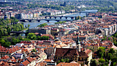 Vltava river. Prague. Czech republic.