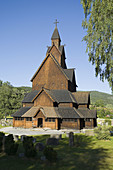 Wooden church Heddal.  XII-XIIIth century. Telemark. Norway.