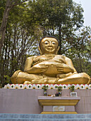 Giant buddha, Wat Phra That Doi Wow, Mae Sai Thai_Burmese border