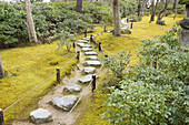Rock path to the Ginkakuji Temple built in 1400 for the shogun Ashikaga Yashimasa