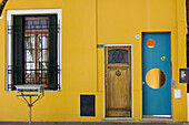 Frente de una casa del barrio de Palermo, Buenos Aires, Argentina