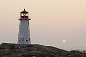 Peggy's Cove lighthouse. Nova Scotia, Canada