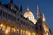 Parliament Building by Night, Budapest, Hungary