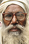 Funny old man  portait of an old Sikh man taken in Amritsar, Punjab, India