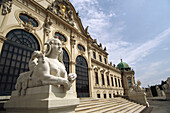 Sphinx woman in the Palace Belvedere, Vienna, Austria