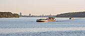 Ships on lake Wannsee, Berlin, Germany