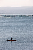 Fisherman on Lake Taal, Philippines