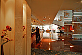 Modern Lobby in the Nordic Hotel Forum, Tallinn, Estonia