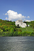 Walhalla temple, Donaustauf, Upper Palatinate, Bavaria, Germany